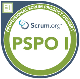 Huy hiệu PSPO I của Scrum.org
